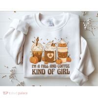 I'm A Fall And Coffee Kind Of Girl Sweatshirt thumb 2