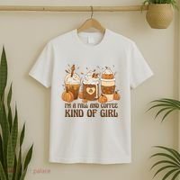 I'm A Fall And Coffee Kind Of Girl T-Shirt thumb 2
