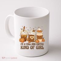 I'm A Fall And Coffee Kind Of Girl Coffee Mug thumb 0