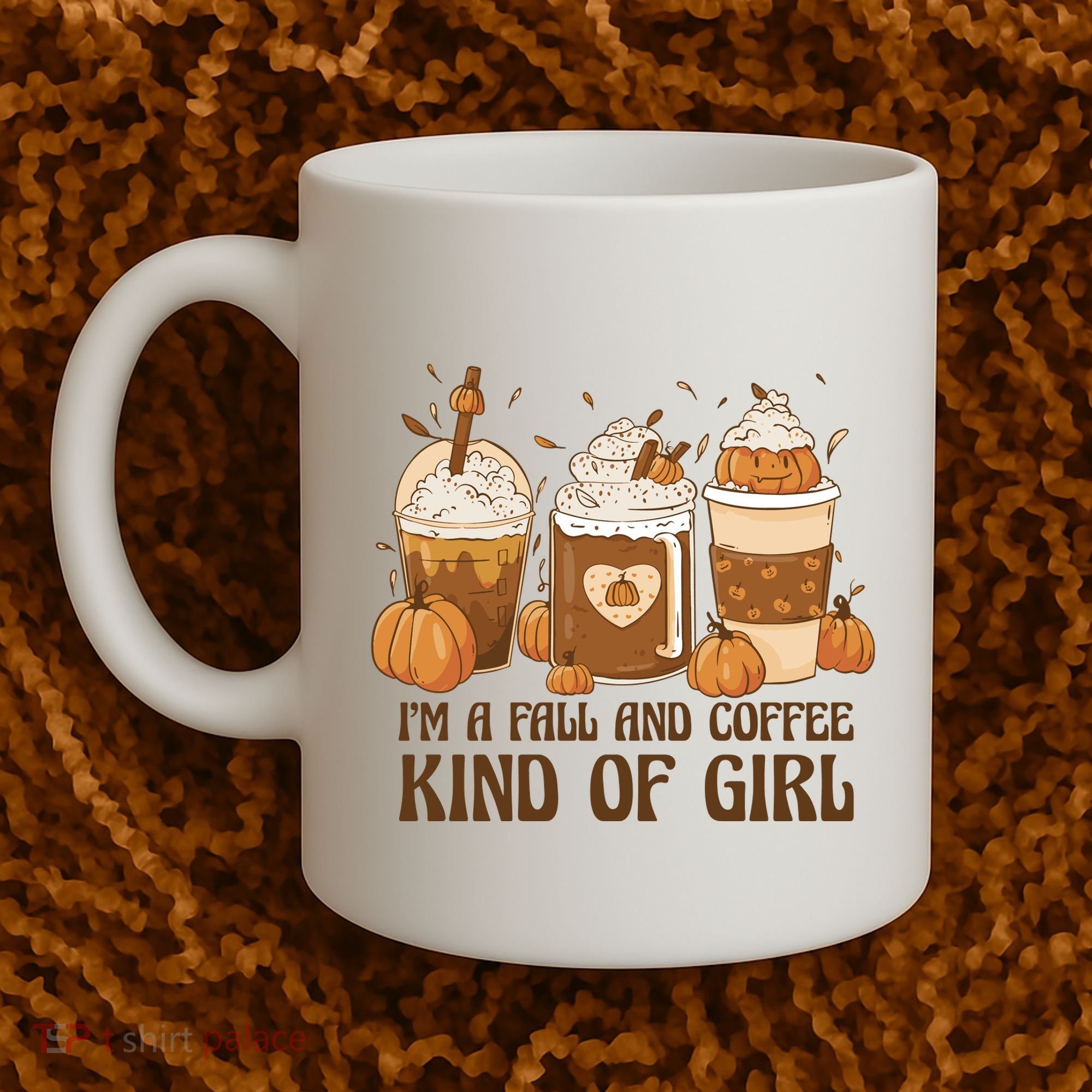 I'm A Fall And Coffee Kind Of Girl Coffee Mug