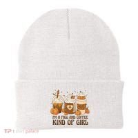 I'm A Fall And Coffee Kind Of Girl Beanie thumb 0