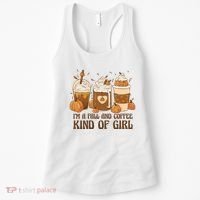 I'm A Fall And Coffee Kind Of Girl Women's Tank Top thumb 0
