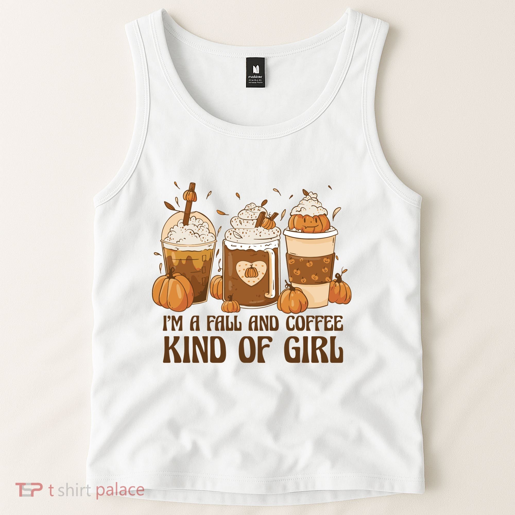 I'm A Fall And Coffee Kind Of Girl Tank Top
