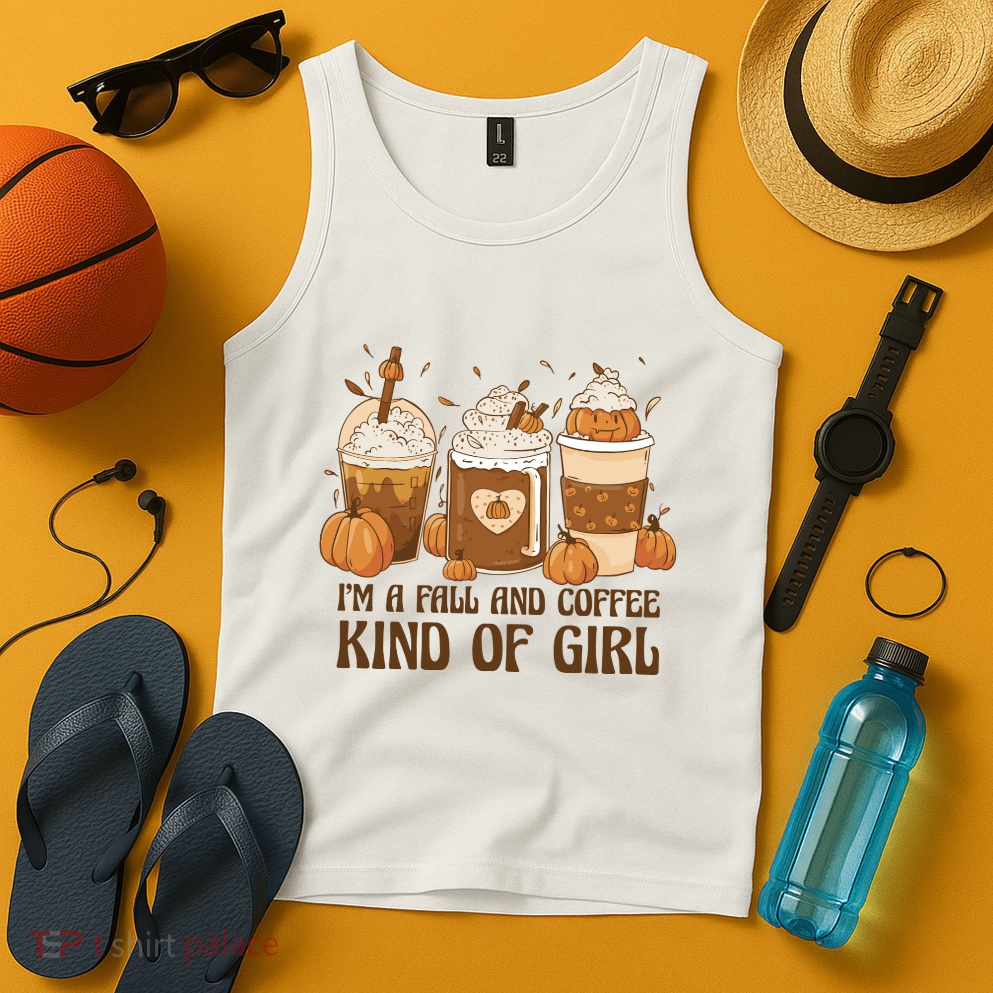 I'm A Fall And Coffee Kind Of Girl Tank Top