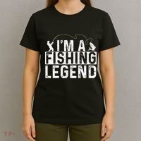 IM A Fishing Legend Fisherman Fish Lover Angling T-Shirt thumb 4