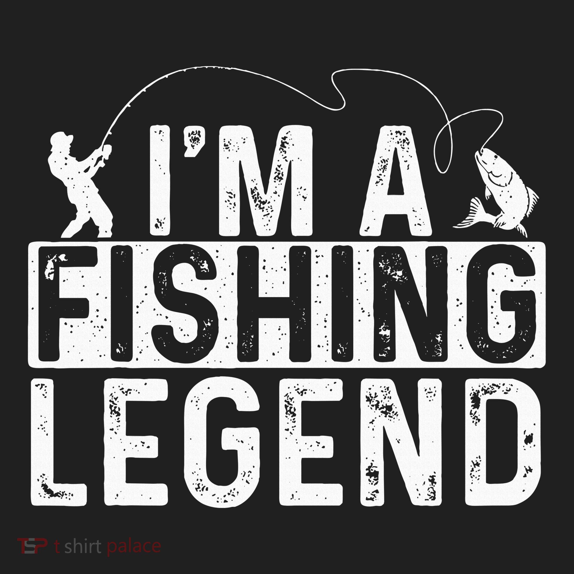 IM A Fishing Legend Fisherman Fish Lover Angling Beanie