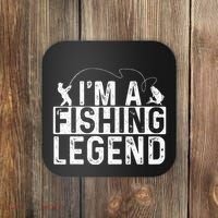 IM A Fishing Legend Fisherman Fish Lover Angling Coaster thumb 0