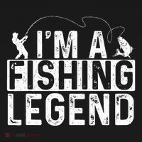 IM A Fishing Legend Fisherman Fish Lover Angling Women's Hoodie thumb 2