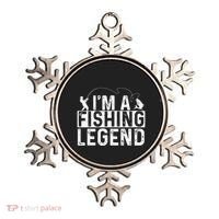 IM A Fishing Legend Fisherman Fish Lover Angling Ornament thumb 0
