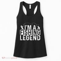 IM A Fishing Legend Fisherman Fish Lover Angling Women's Tank Top thumb 0