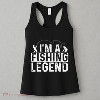 IM A Fishing Legend Fisherman Fish Lover Angling Women's Tank Top thumb 3