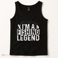 IM A Fishing Legend Fisherman Fish Lover Angling Tank Top thumb 2