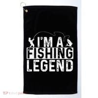 IM A Fishing Legend Fisherman Fish Lover Angling Golf Towel thumb 0