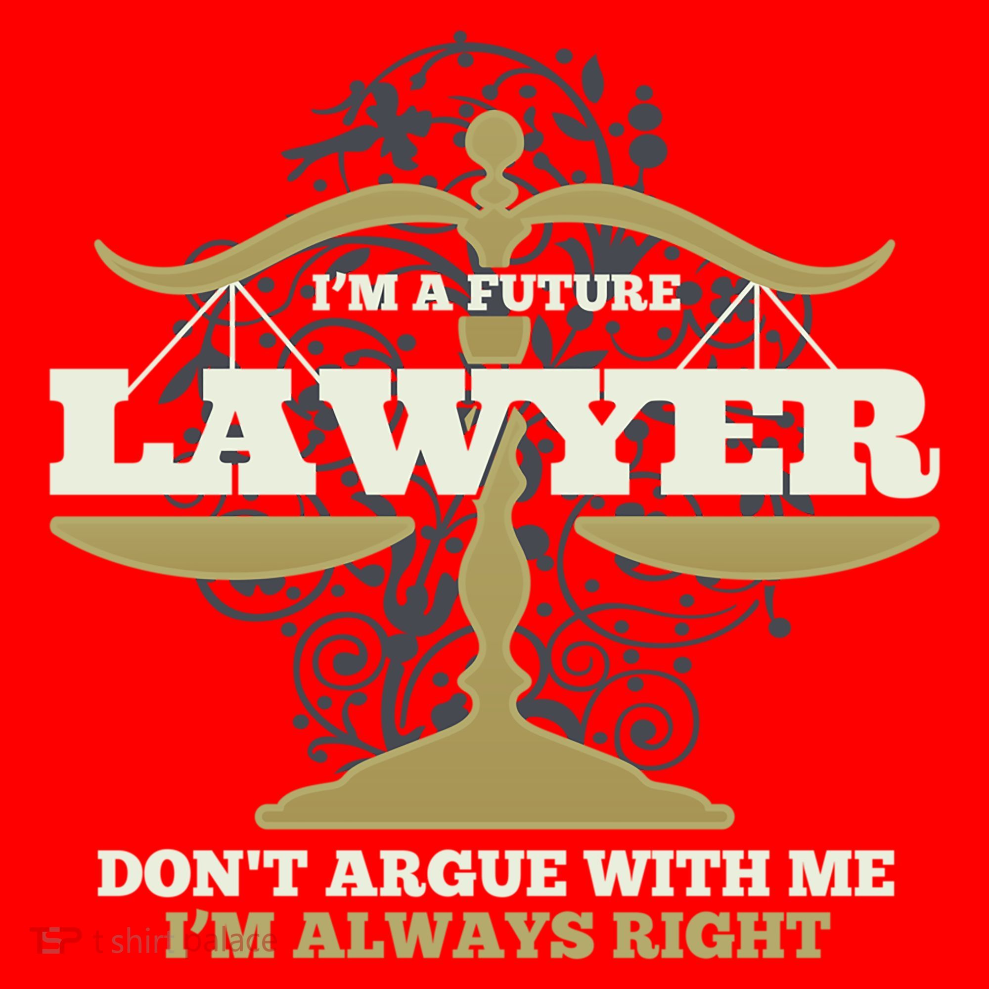 IM A Future Lawyer DonT Argue With Me IM Always Right Cool Gift Santa Hat