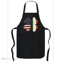 Irish American Flag Shamrock Apron thumb 0
