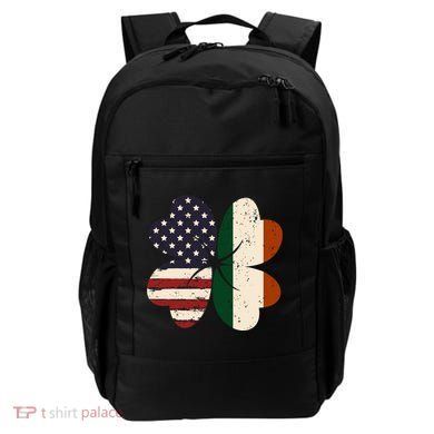 Irish American Flag Shamrock Backpack