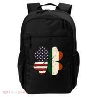 Irish American Flag Shamrock Backpack thumb 0