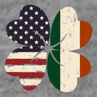 Irish American Flag Shamrock Baby Bodysuit thumb 2
