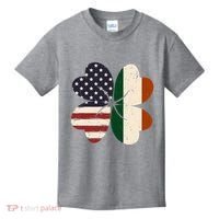 Irish American Flag Shamrock Kids T-Shirt thumb 0