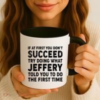 If At First You Dont Succeed Custom Name Personalized Text Coffee Mug thumb 3