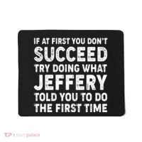If At First You Dont Succeed Custom Name Personalized Text Mousepad thumb 0