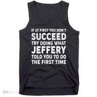 If At First You Dont Succeed Custom Name Personalized Text Tank Top thumb 0