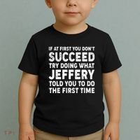 If At First You Dont Succeed Custom Name Personalized Text Toddler T-Shirt thumb 2