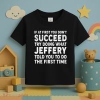 If At First You Dont Succeed Custom Name Personalized Text Toddler T-Shirt thumb 3