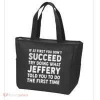 If At First You Dont Succeed Custom Name Personalized Text Tote Bag thumb 3