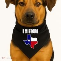 I Am From Texas USA-Made Doggie Bandana thumb 1