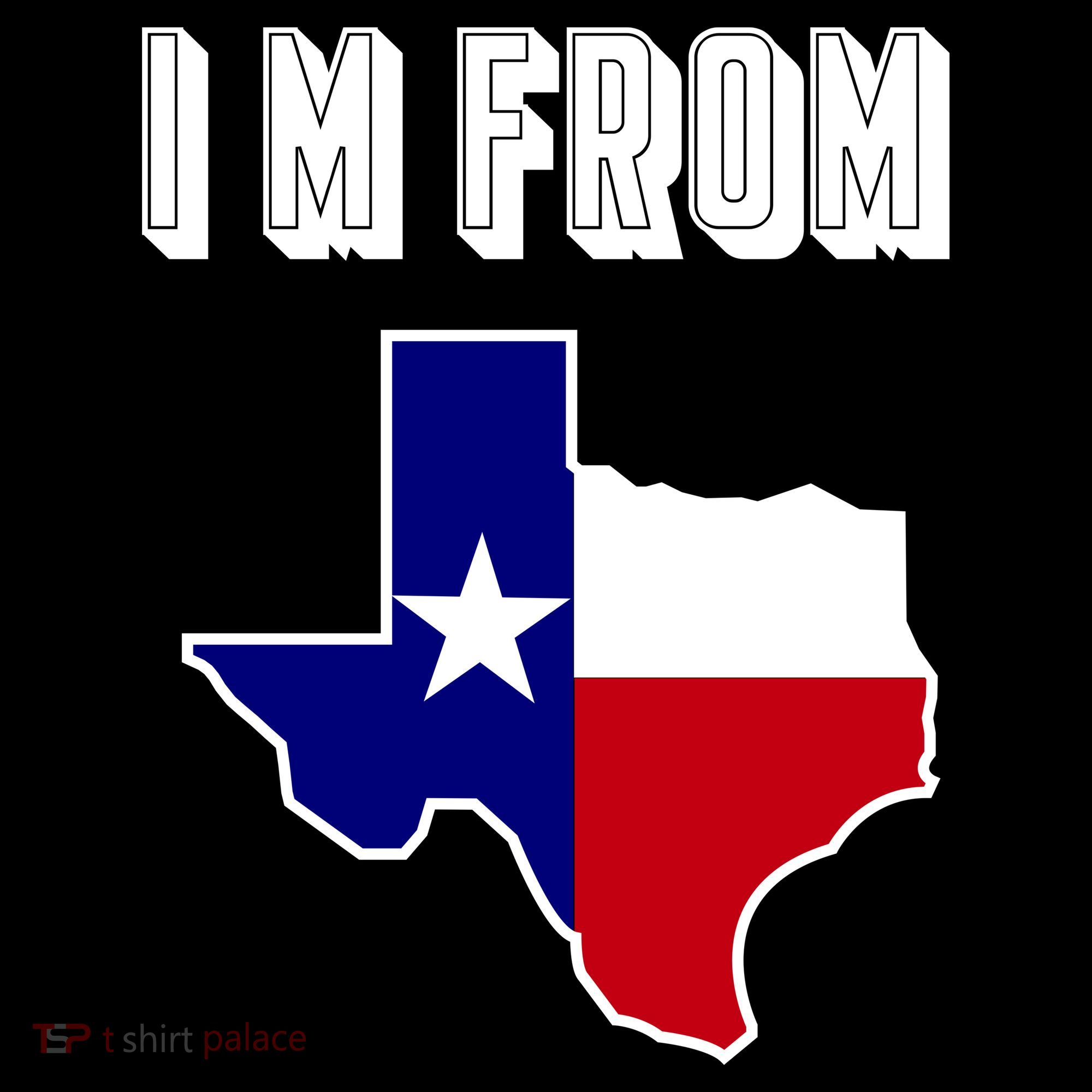 I Am From Texas Bucket Hat