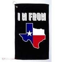 I Am From Texas Golf Towel thumb 0
