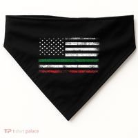 Italian American Flag Italy Flag USA-Made Doggie Bandana thumb 0