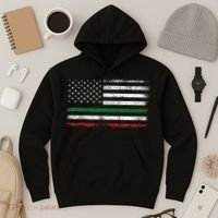 Italian American Flag Italy Flag Hoodie thumb 3
