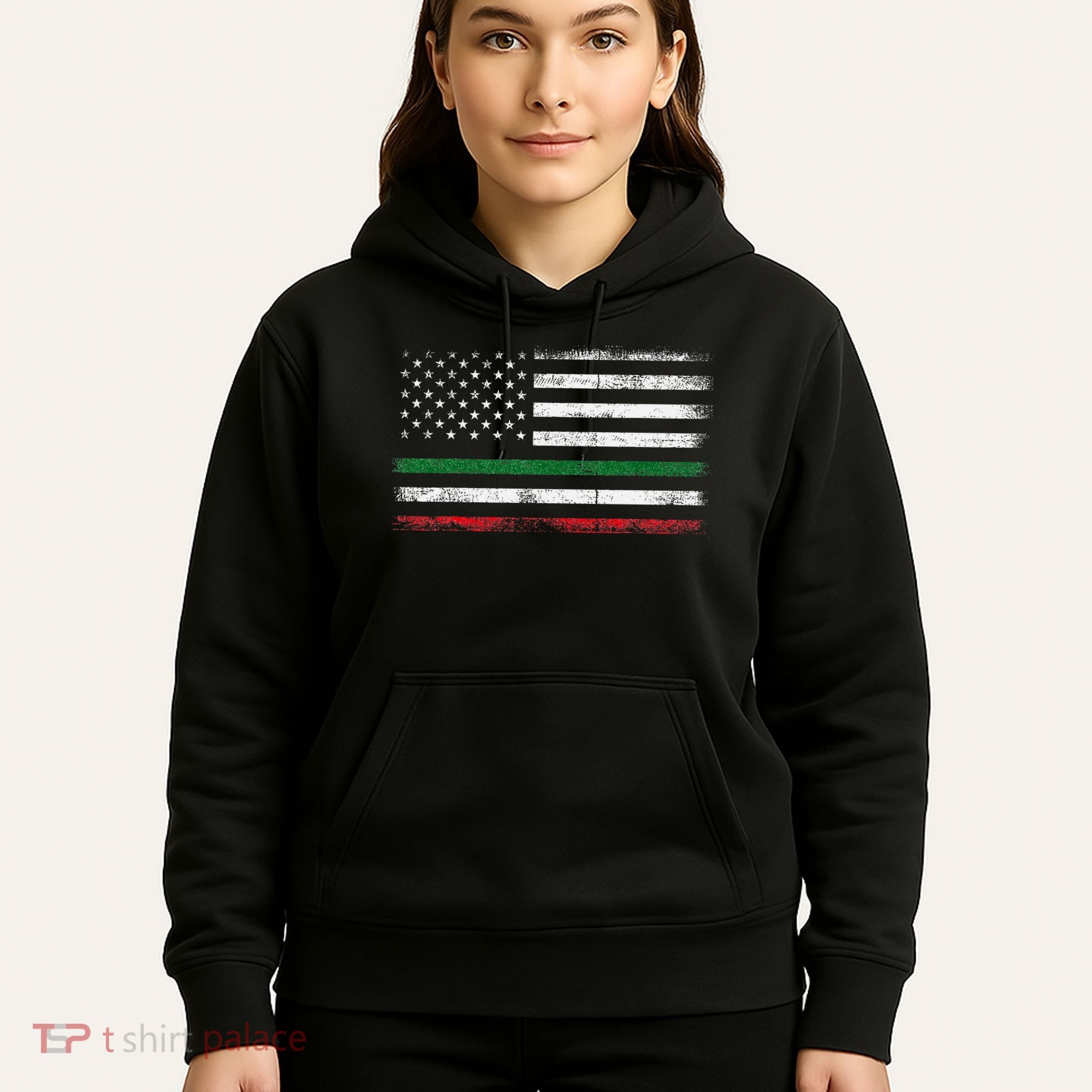 Italian American Flag Italy Flag Hoodie