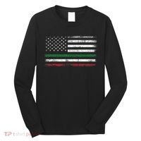 Italian American Flag Italy Flag Long Sleeve Shirt thumb 0