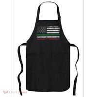 Italian American Flag Italy Flag Apron thumb 0