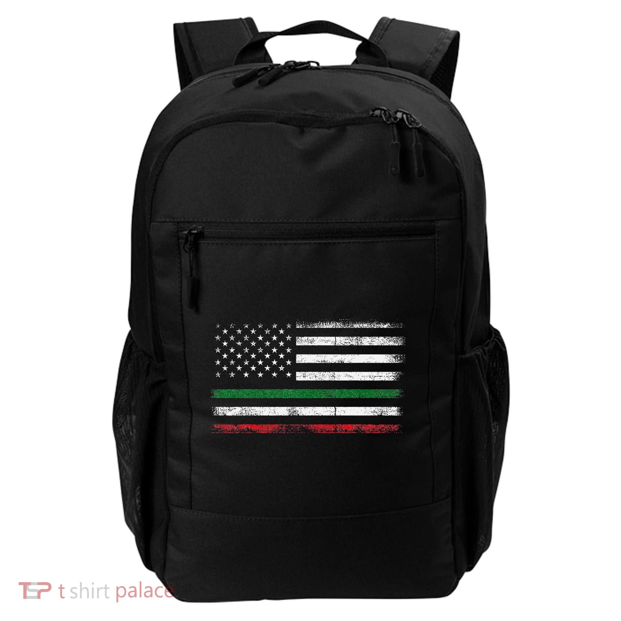 Italian American Flag Italy Flag Backpack