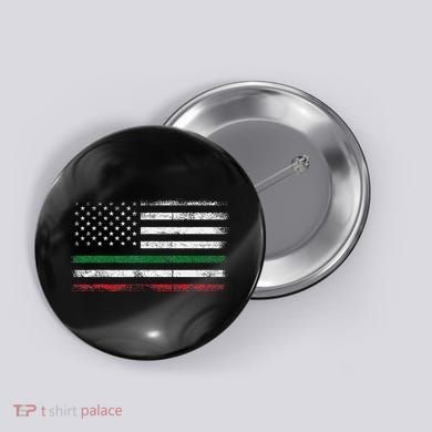 Italian American Flag Italy Flag Button
