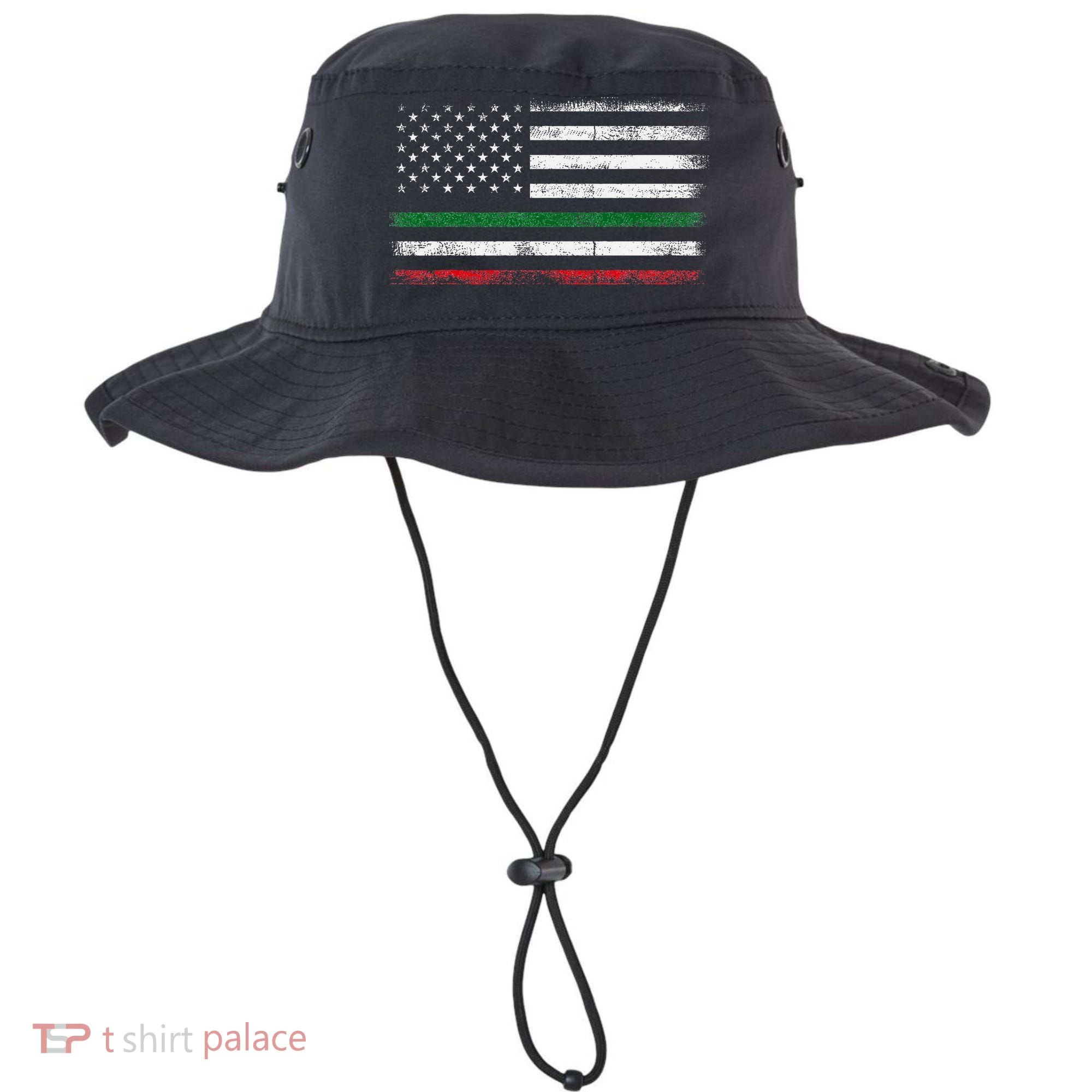 Italian American Flag Italy Flag Bucket Hat