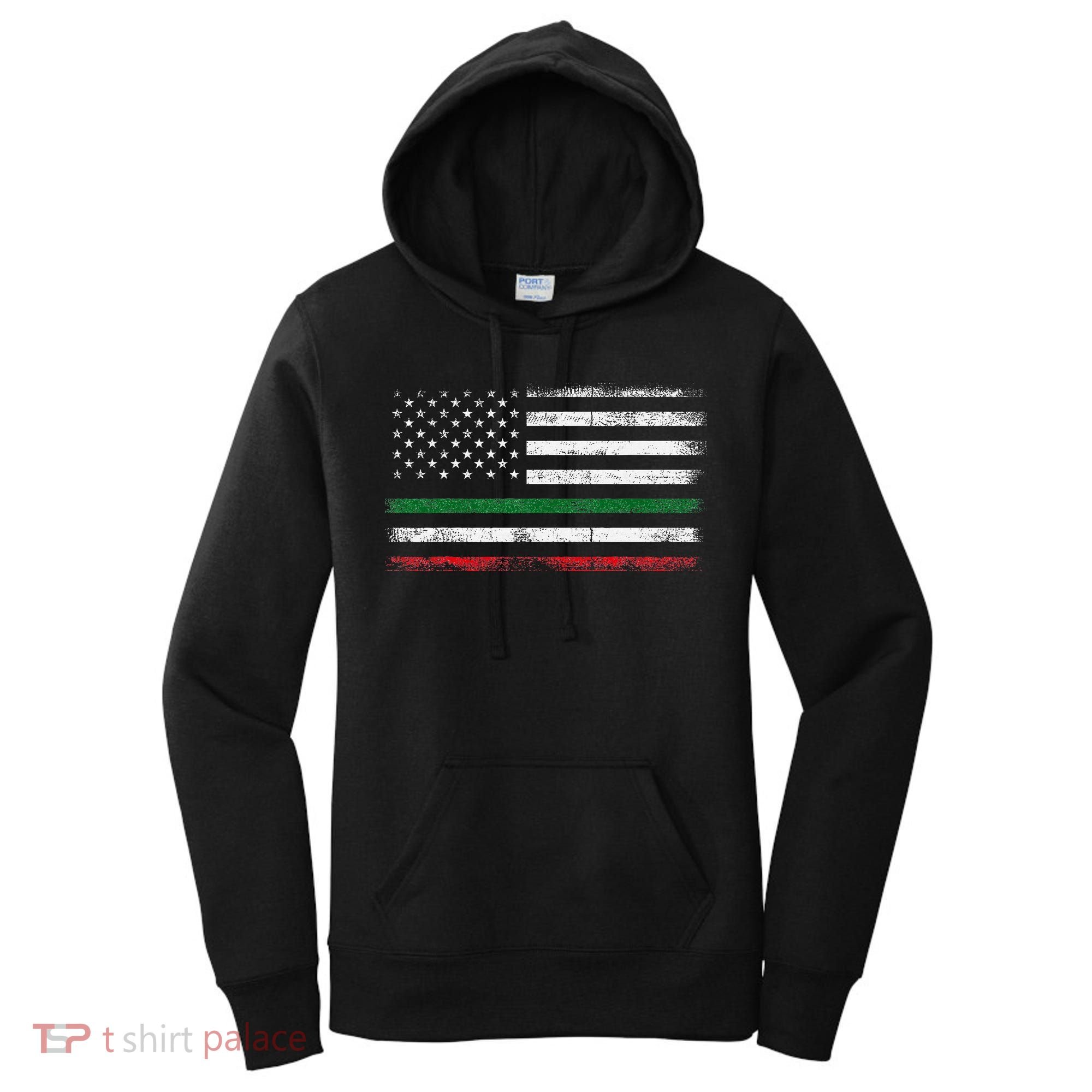 Italian American Flag Italy Flag Women's Hoodie