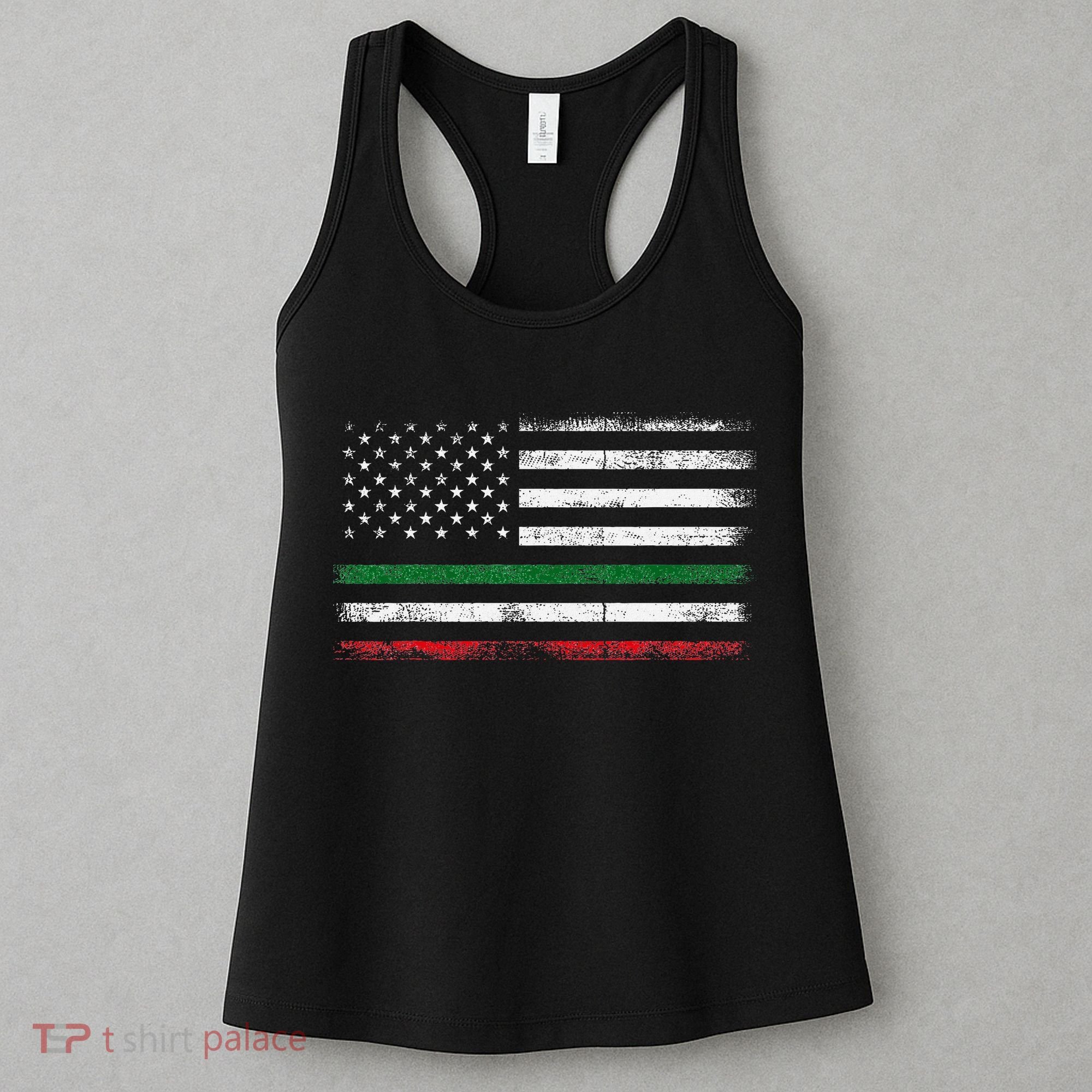 Italian American Flag Italy Flag Women's Tank Top