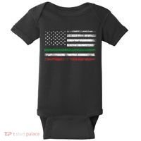 Italian American Flag Italy Flag Baby Bodysuit thumb 0