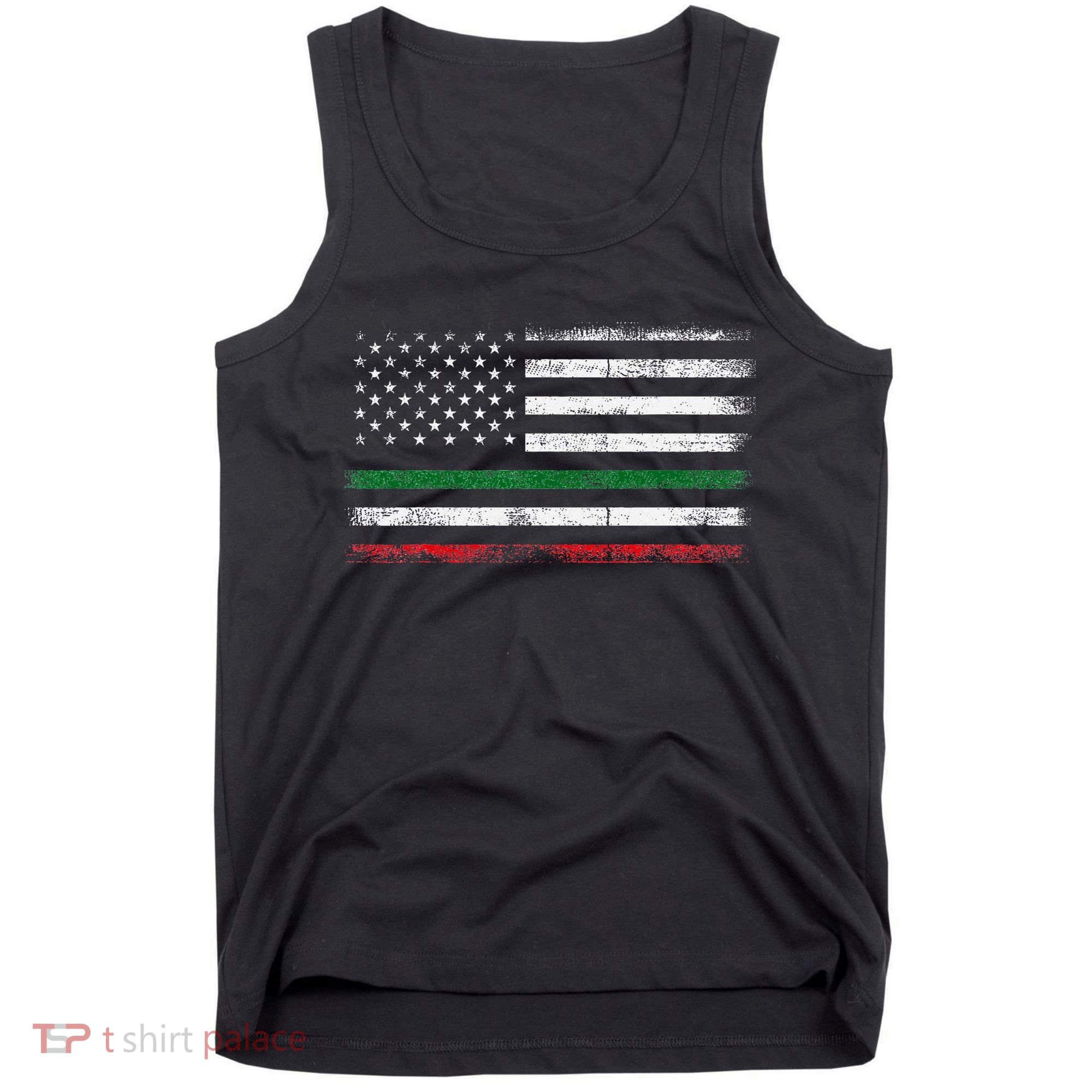 Italian American Flag Italy Flag Tank Top