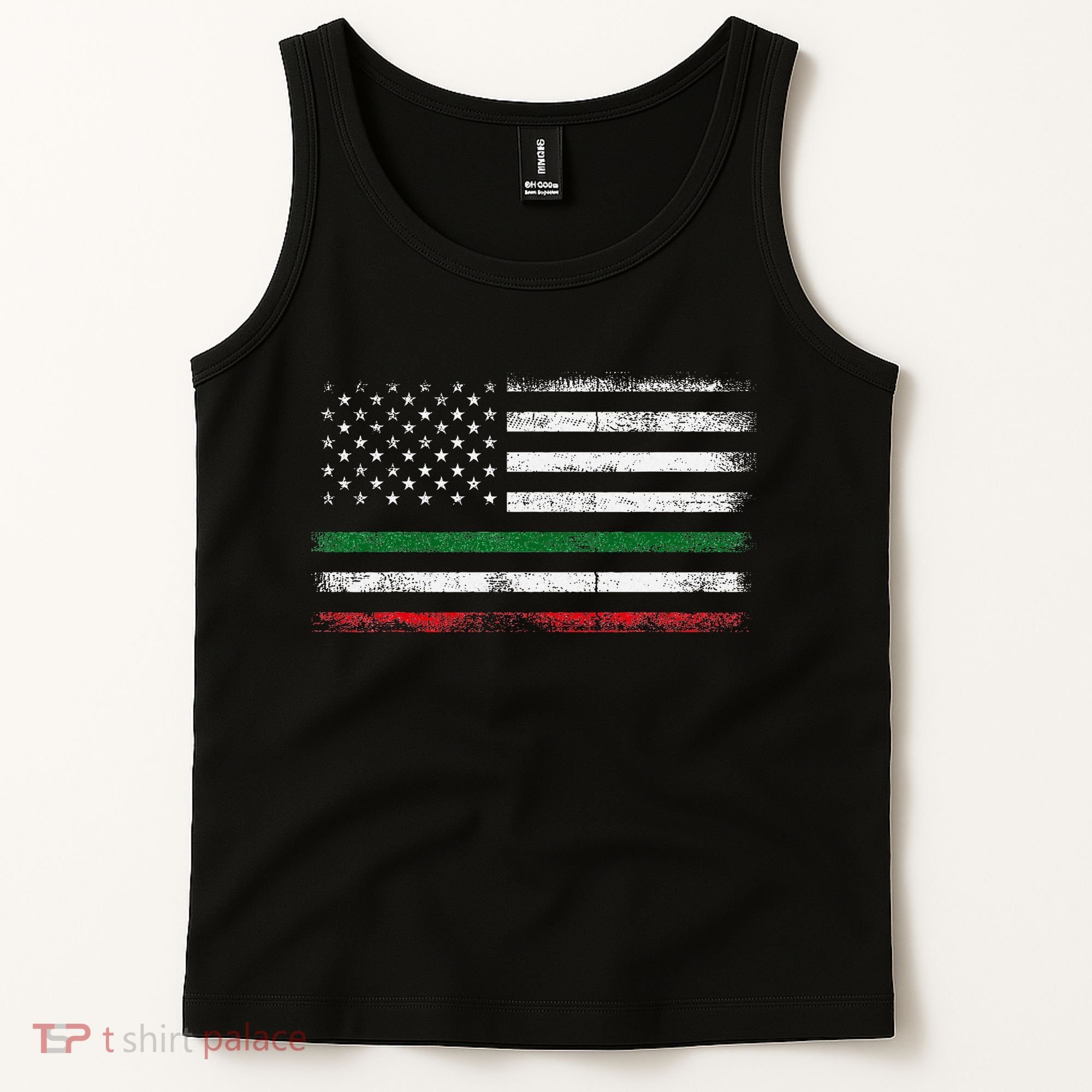 Italian American Flag Italy Flag Tank Top
