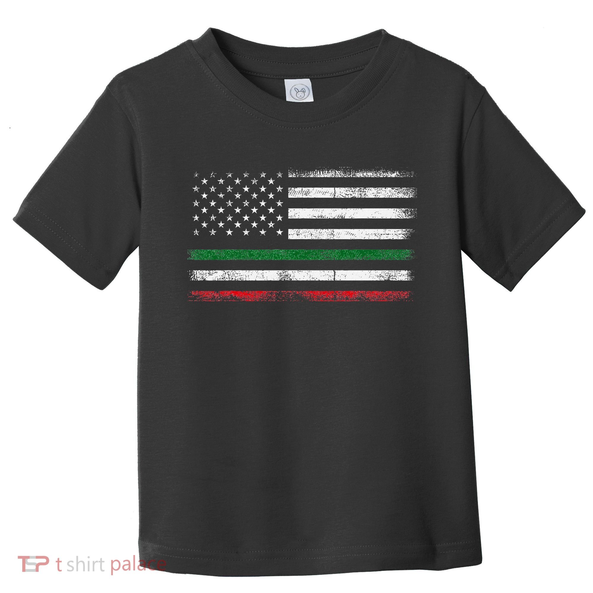 Italian American Flag Italy Flag Toddler T-Shirt