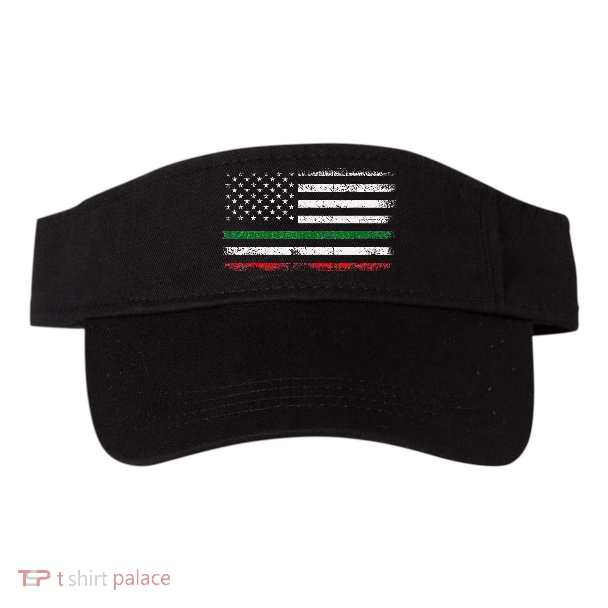Italian American Flag Italy Flag Visor
