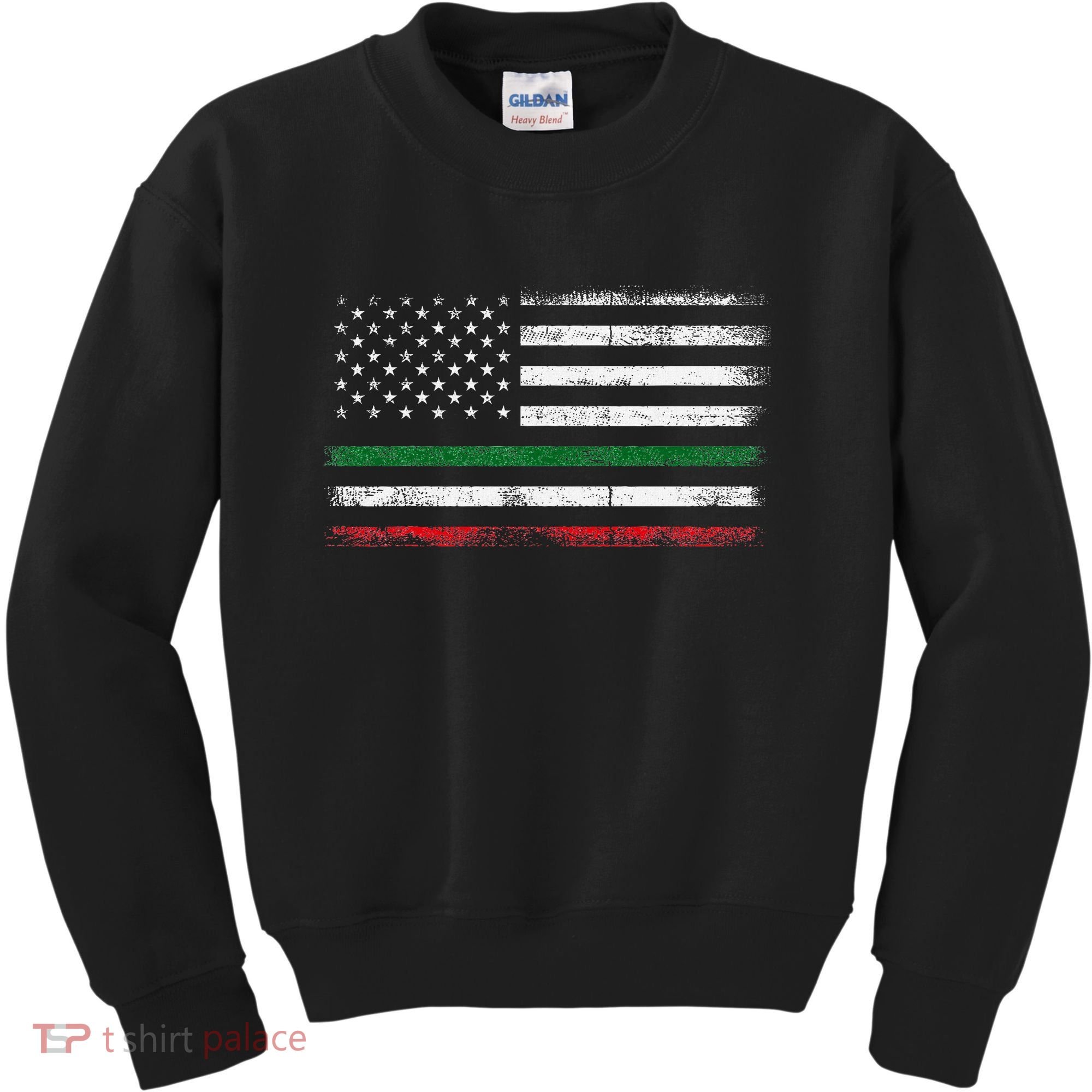 Italian American Flag Italy Flag Kids Sweatshirt