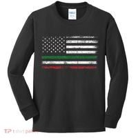 Italian American Flag Italy Flag Kids Long Sleeve Shirt thumb 0