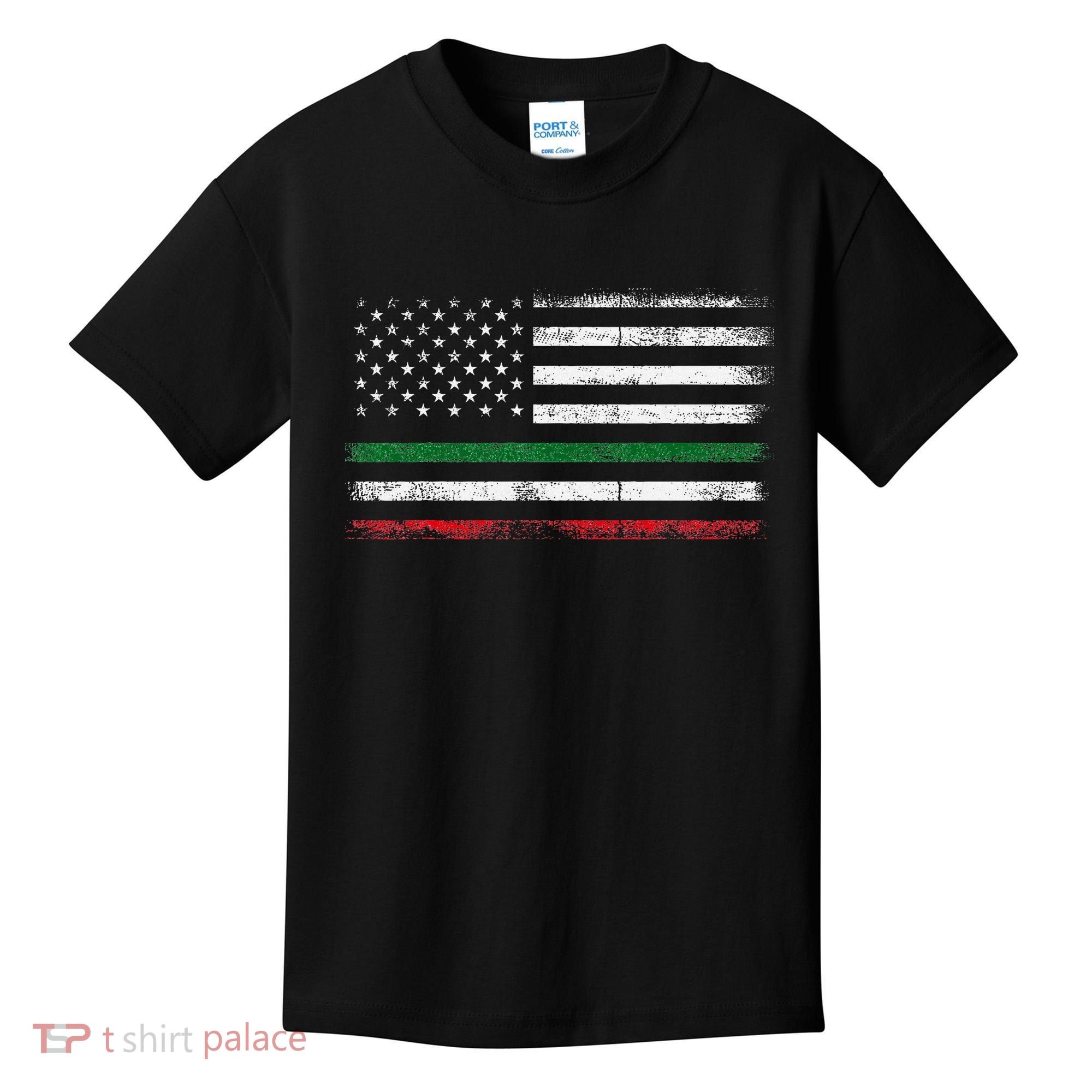 Italian American Flag Italy Flag Kids T-Shirt